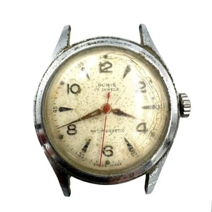 Rubis Analog Mechanical (Manual) Men Manual Winding Watch For Parts