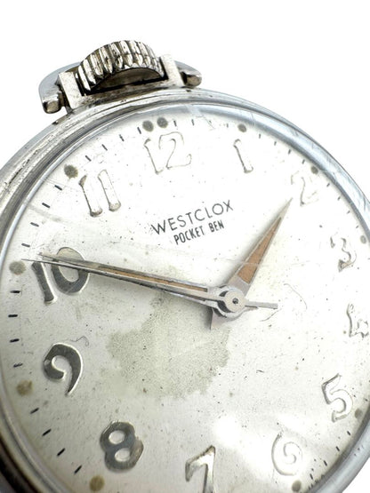 WESTCLOX POCKET BEN Mechanical Pocket Watch Manual Winding