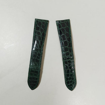 Cartier Analog Quartz Men 極上 カルティエ用 アリゲーター ベルト 22