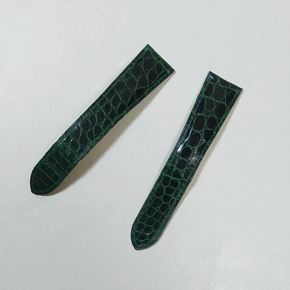 Cartier Analog Quartz Men 極上 カルティエ用 アリゲーター ベルト 22