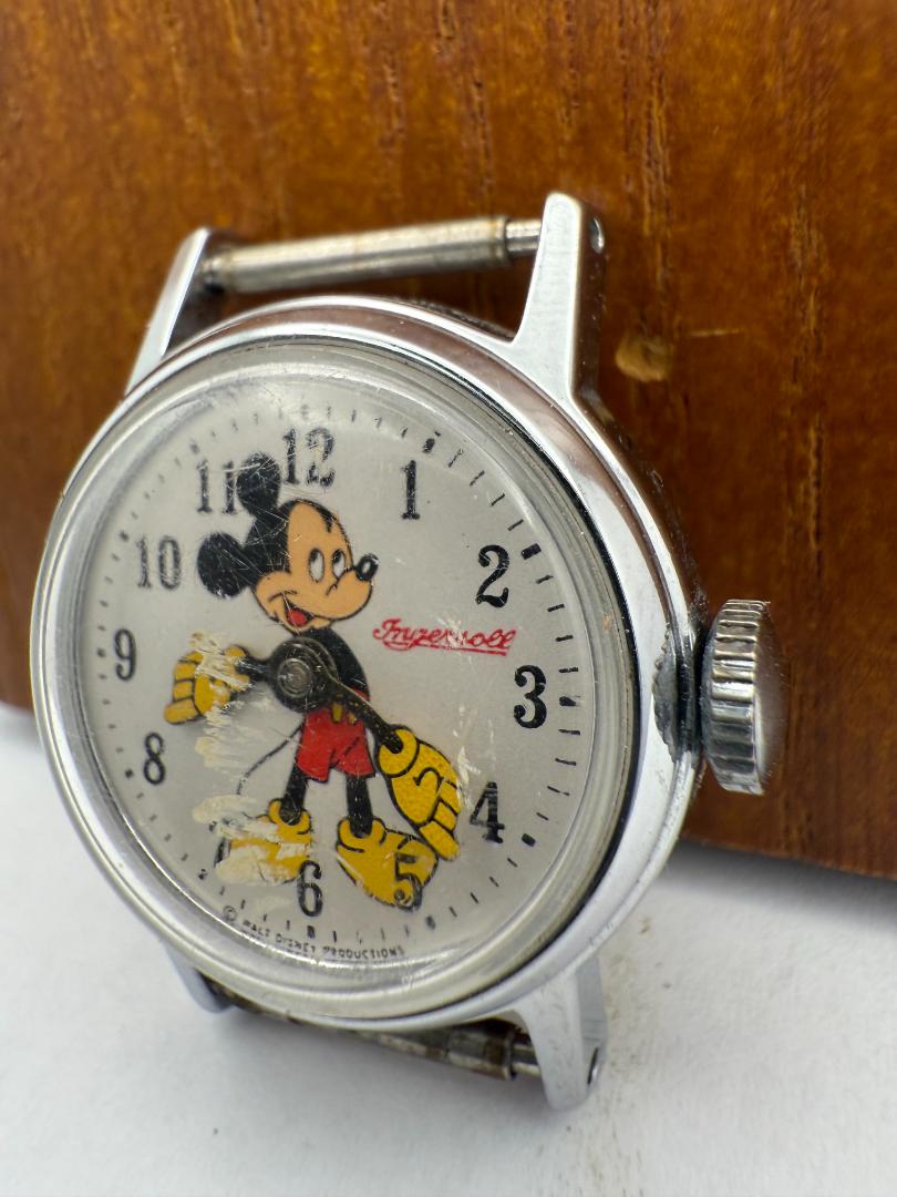 Ingersoll Disney Analog Quartz Women Mickey Mouse Watch Dial Only For Parts