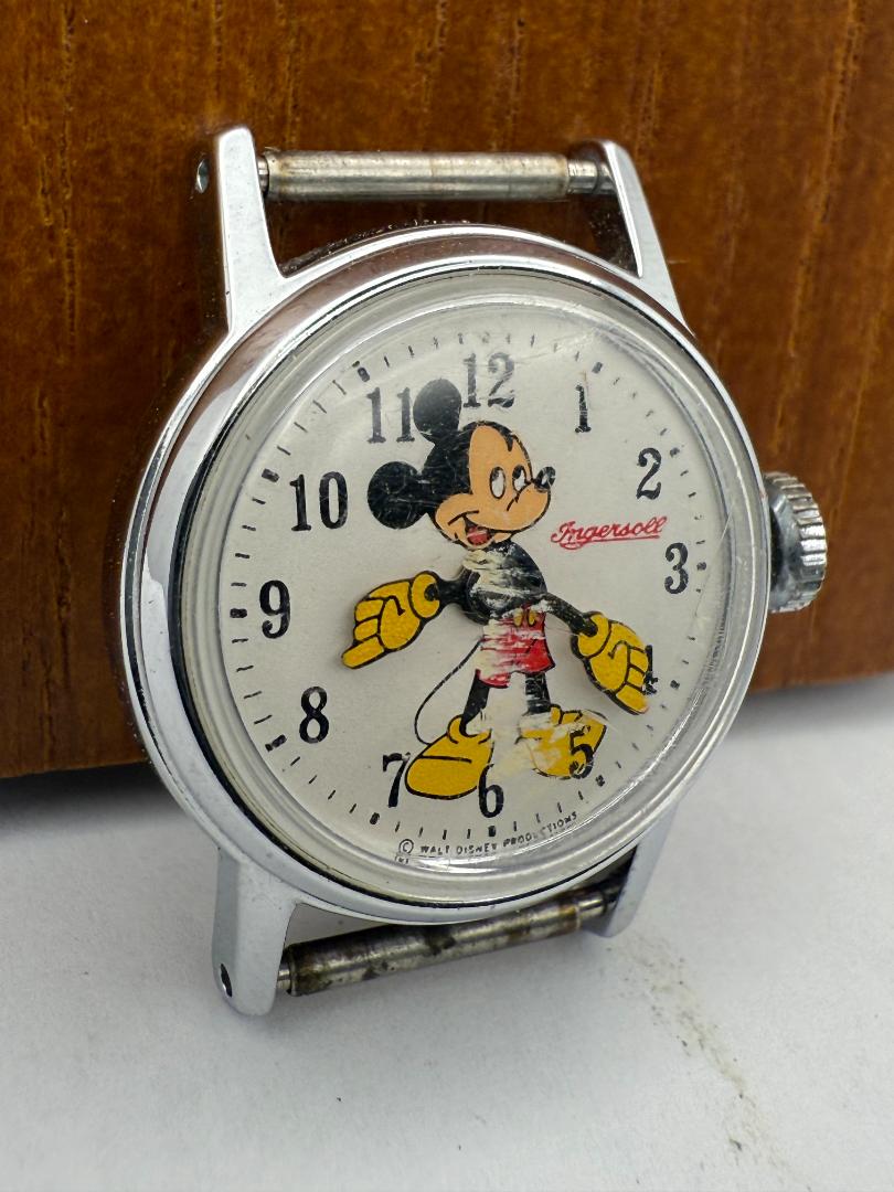 Ingersoll Disney Analog Quartz Women Mickey Mouse Watch Dial Only For Parts