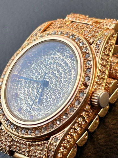 Louila Sale Analog Quartz Men ルイラセール 12Pルビー宝飾時計 Working Item