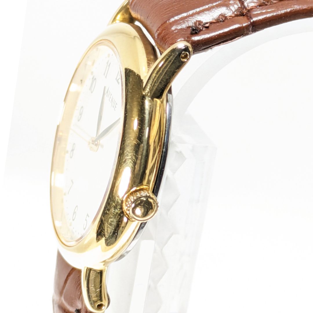 Seiko Avenue Analog Quartz Men Battery & Band Replaced Working Item