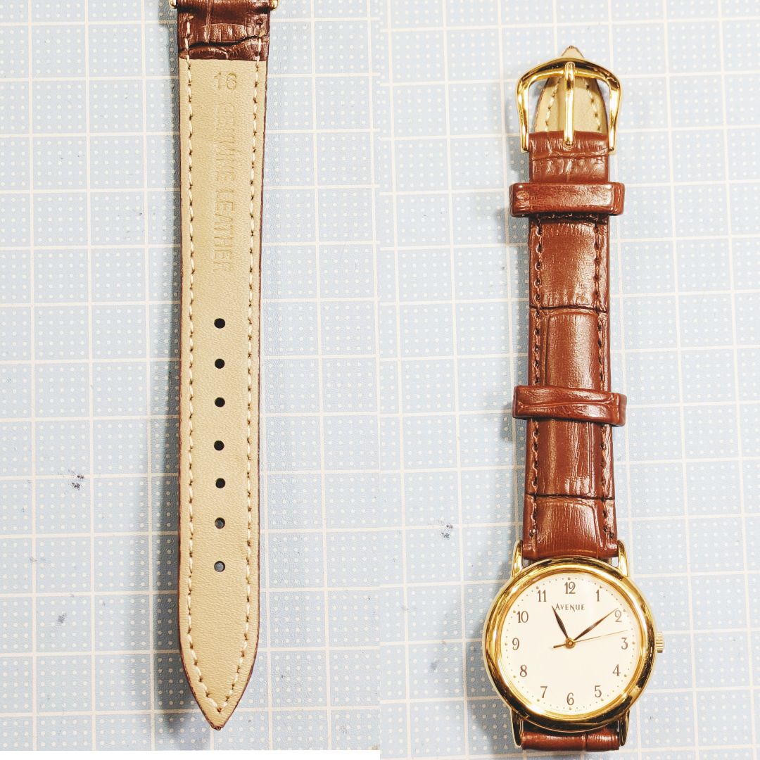 Seiko Avenue Analog Quartz Men Battery & Band Replaced Working Item