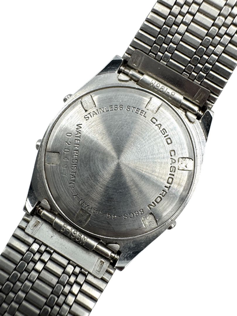 Casio Digital Watch B-198M Vintage Wristwatch 31Mm - Antique, For Parts/Repair