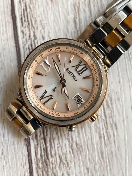 Seiko lk/lukia Analog Solar Women Lukia Radio Controlled