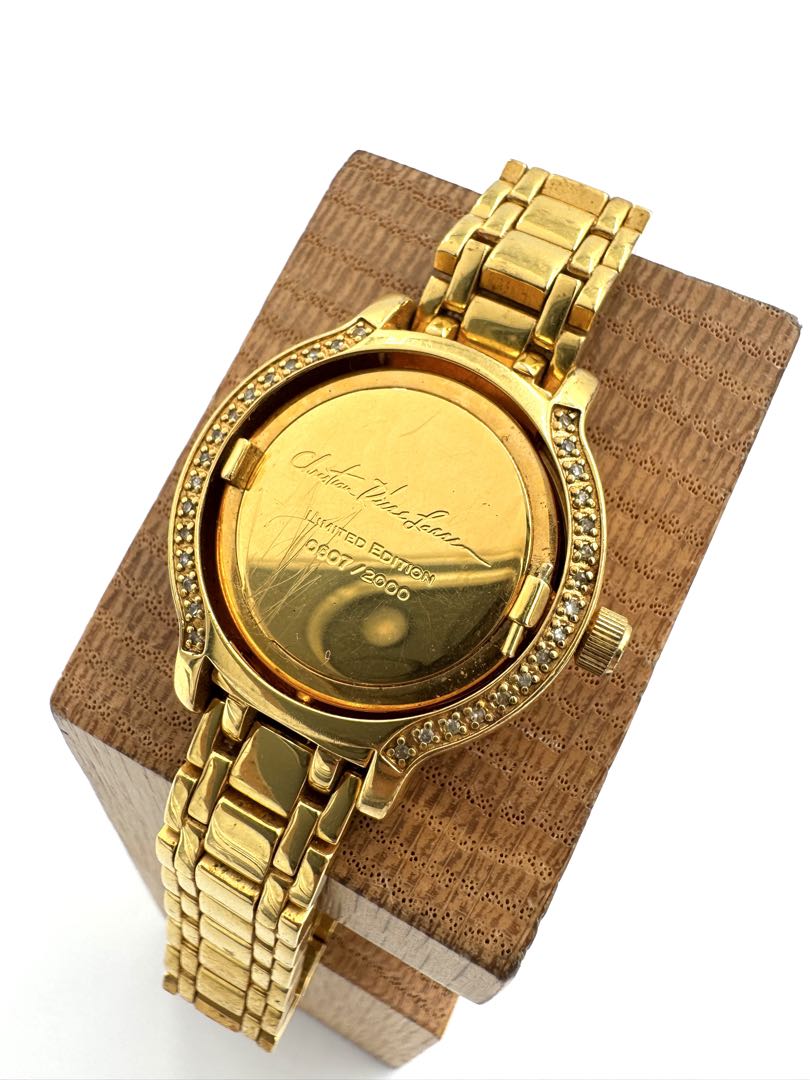 Lassen Analog Quartz Men Gold Coin Watch Untested For Parts