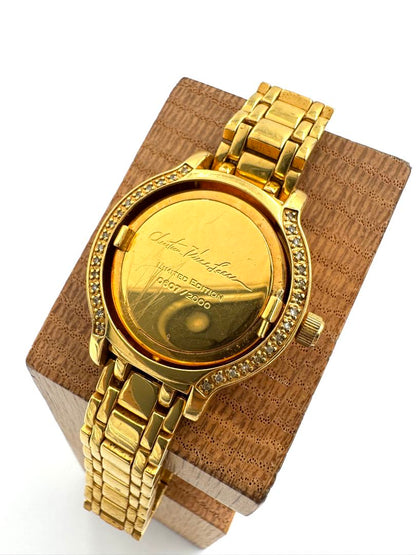 Lassen Analog Quartz Men Gold Coin Watch Untested For Parts