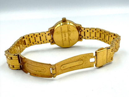Lassen Analog Quartz Men Gold Coin Watch Untested For Parts