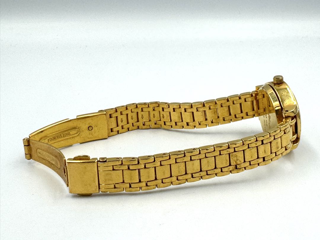 Lassen Analog Quartz Men Gold Coin Watch Untested For Parts