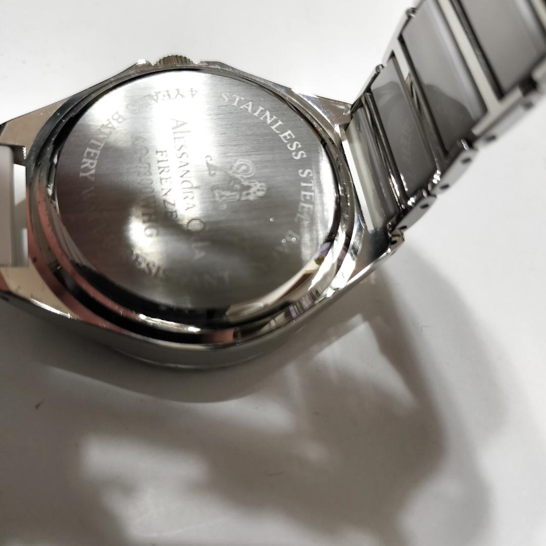 Alessandra Olla Analog Quartz Women Ceramic Watch White