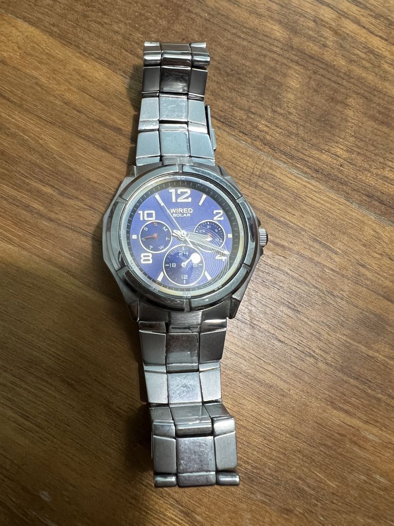 Seiko Wired V14J-0AV0 Analog Solar Men