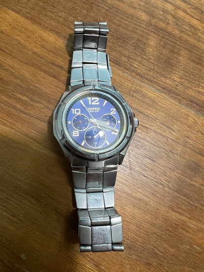 Seiko Wired V14J-0AV0 Analog Solar Men