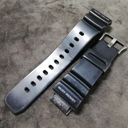 Casio Analog Quartz Men ラバー ベルト ブラック 部品取りにおすすめ Ms274） [For Parts / Junk]