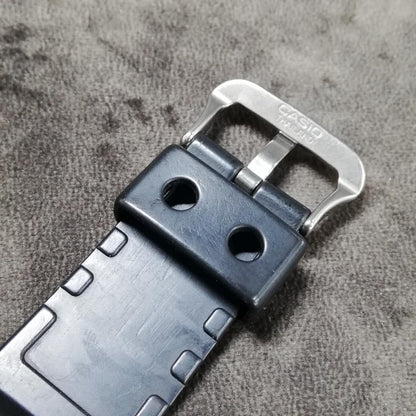 Casio Analog Quartz Men ラバー ベルト ブラック 部品取りにおすすめ Ms274） [For Parts / Junk]