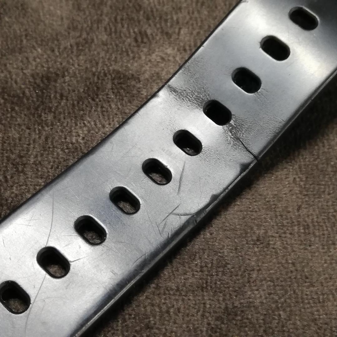 Casio Analog Quartz Men ラバー ベルト ブラック 部品取りにおすすめ Ms274） [For Parts / Junk]