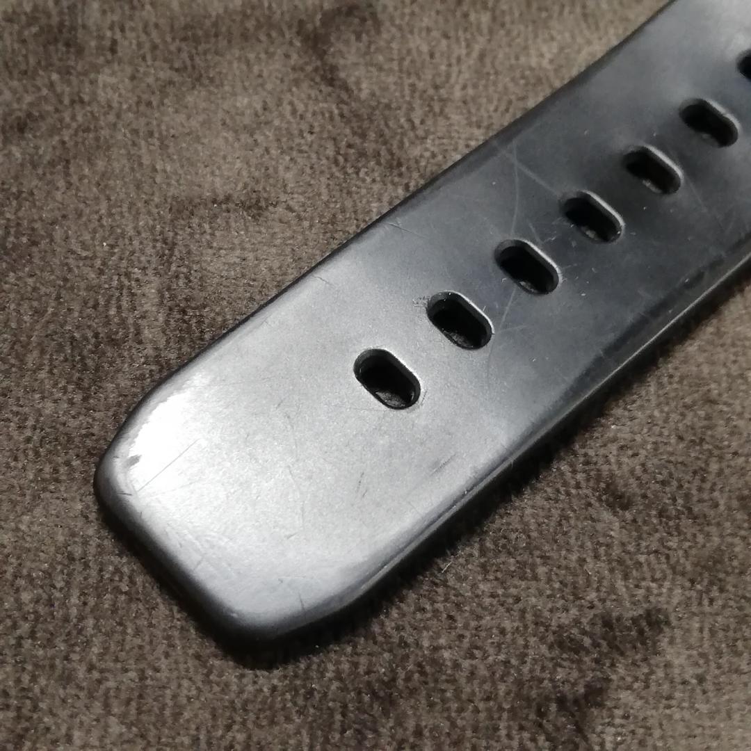 Casio Analog Quartz Men ラバー ベルト ブラック 部品取りにおすすめ Ms274） [For Parts / Junk]