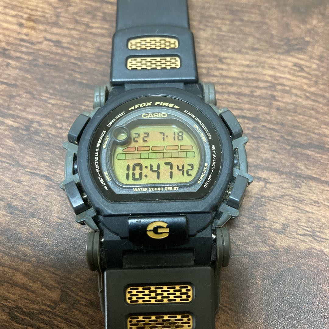 Casio G-SHOCK Foxfire DW-003 Digital Quartz Unisex Adults Wristwatch Black 20 Bar Made In Korea