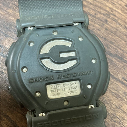 Casio G-SHOCK Foxfire DW-003 Digital Quartz Unisex Adults Wristwatch Black 20 Bar Made In Korea