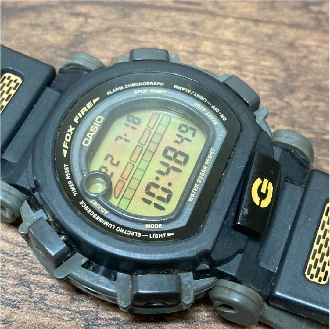 Casio G-SHOCK Foxfire DW-003 Digital Quartz Unisex Adults Wristwatch Black 20 Bar Made In Korea