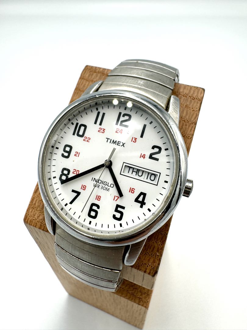 TIMEX Quartz Watch Silver Tone x Gold Tone