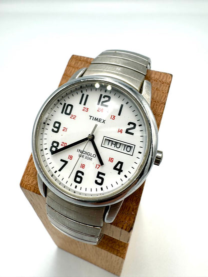 TIMEX Quartz Watch Silver Tone x Gold Tone