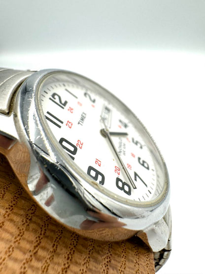 TIMEX Quartz Watch Silver Tone x Gold Tone