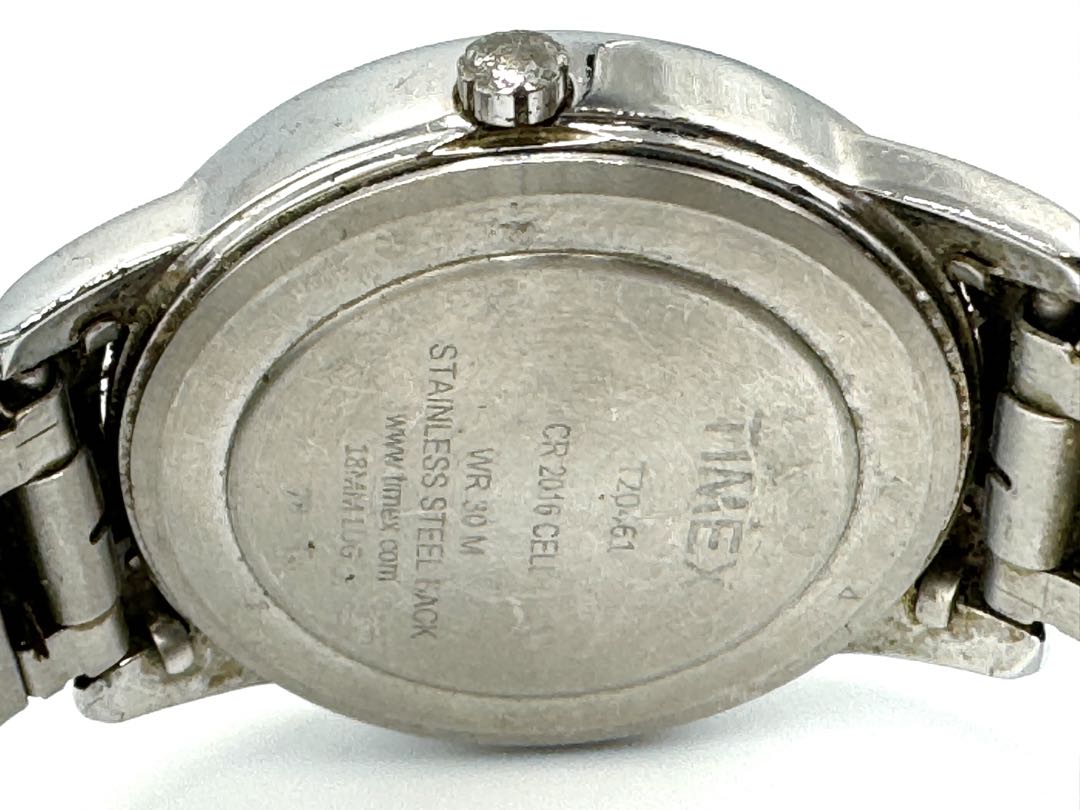 TIMEX Quartz Watch Silver Tone x Gold Tone