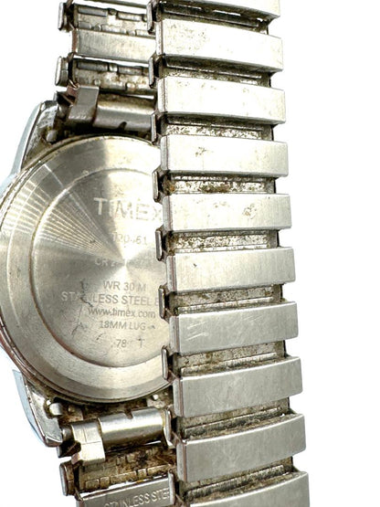 TIMEX Quartz Watch Silver Tone x Gold Tone