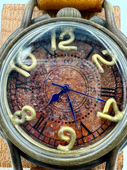 ARKRAFT Patrice Ocean Handcrafted Watch by Hidekazu Araki Quartz 44mm For Parts