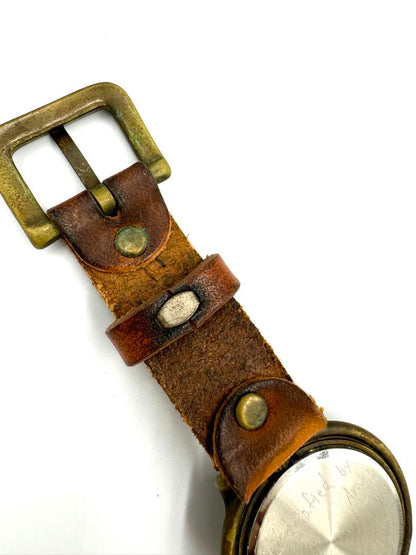 ARKRAFT Patrice Ocean Handcrafted Watch by Hidekazu Araki Quartz 44mm For Parts