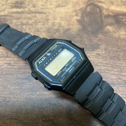 Seiko ALBA LITHIUM W401-4160 Z0 Digital Quartz Watch - For Parts Or Repair