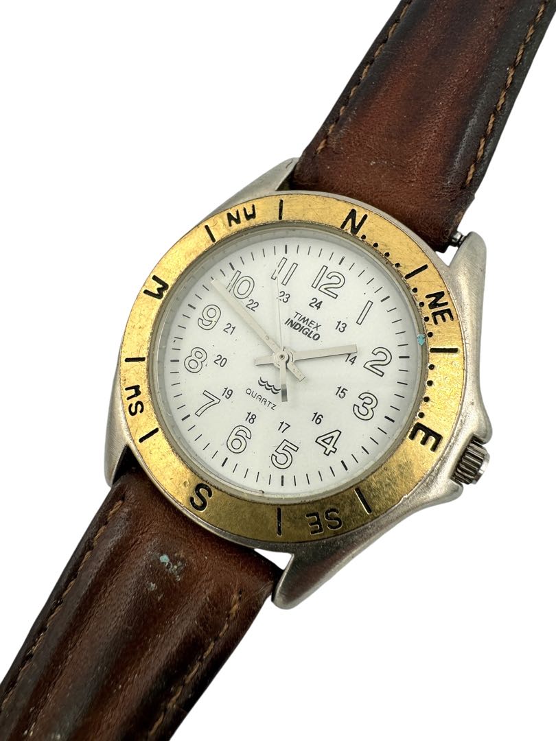 TIMEX Standard T49870 Analog Quartz Unisex Indiglo Men Watch For Parts