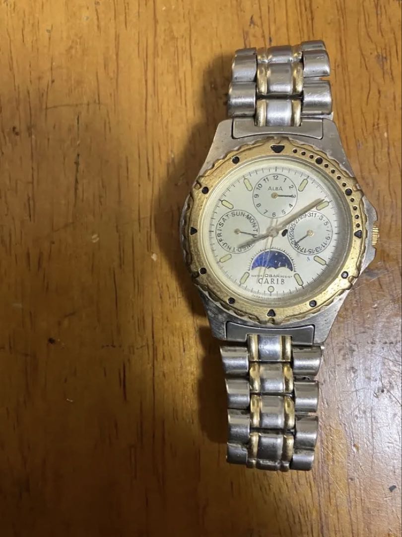 Seiko Alba Carib V33F-6B20 Analog Quartz Men