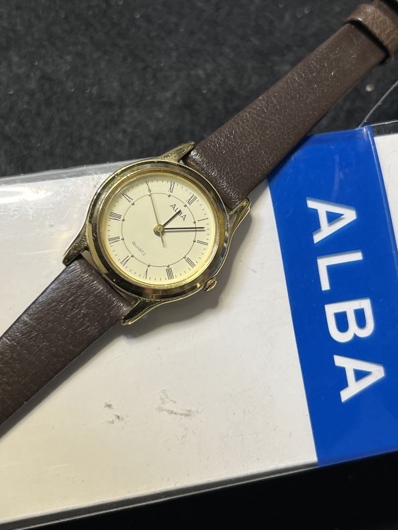 Seiko Alba Analog Quartz Women Elegant Dial Watch For Parts / Junk