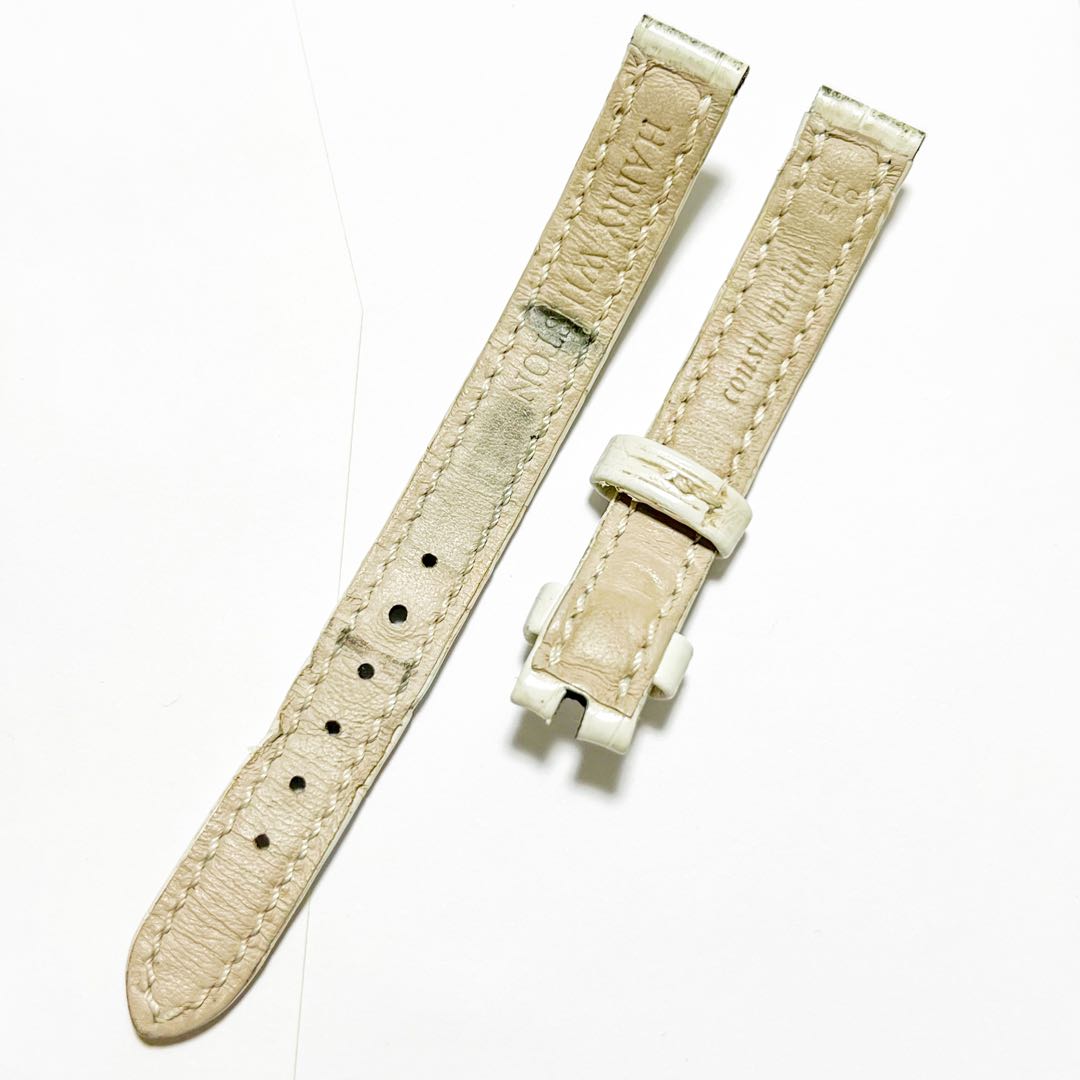 Harry Winston Analog Quartz Women ハリーウィンストン 純正レザーベルト ホワイト