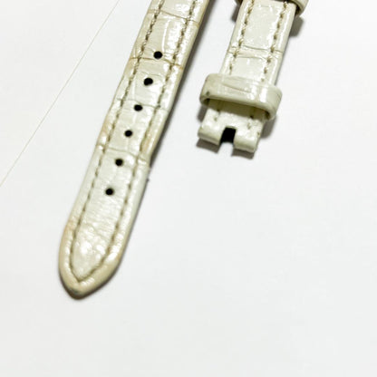 Harry Winston Analog Quartz Women ハリーウィンストン 純正レザーベルト ホワイト