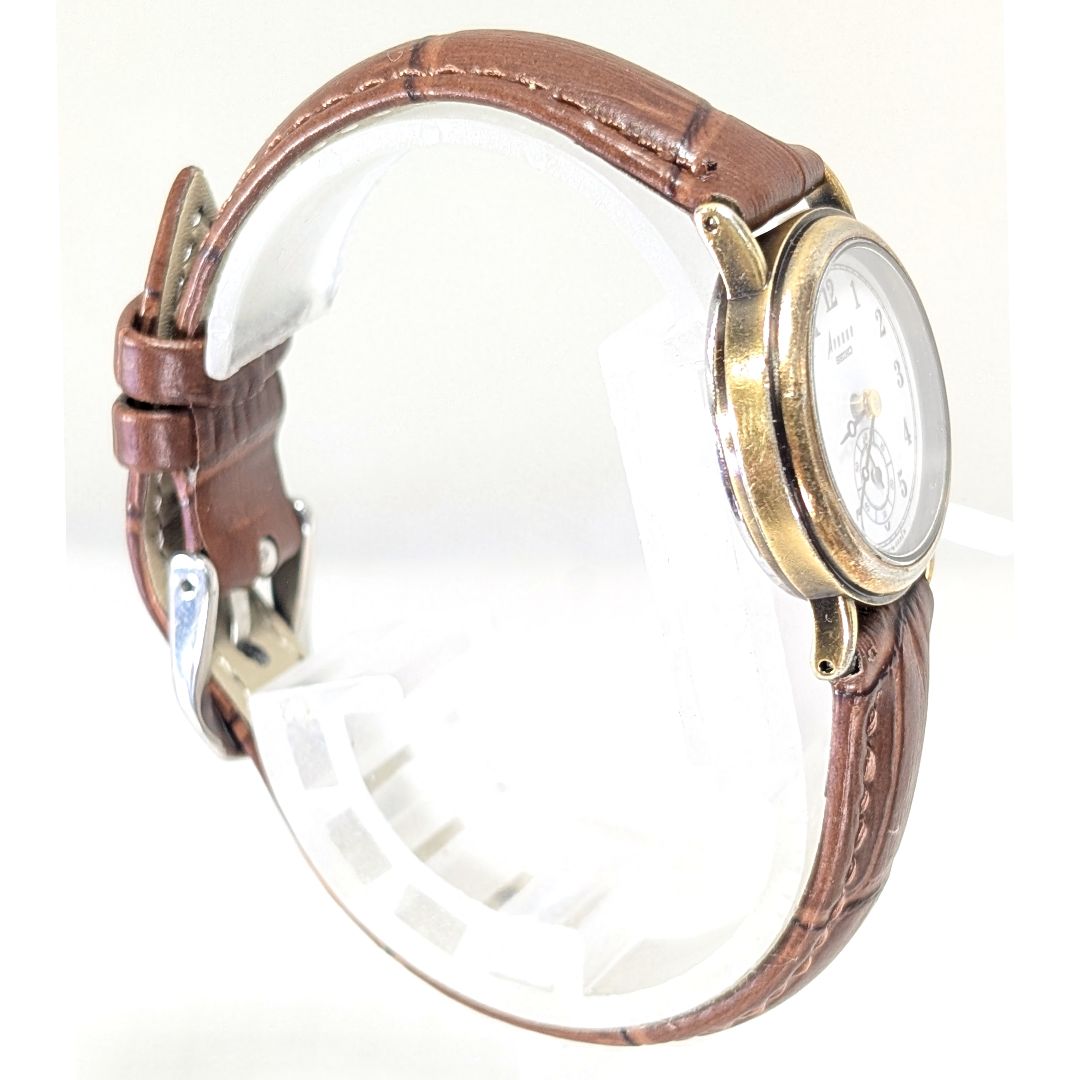 Seiko Avenue Analog Quartz Women Small Seconds Battery & Band Replaced Working Item