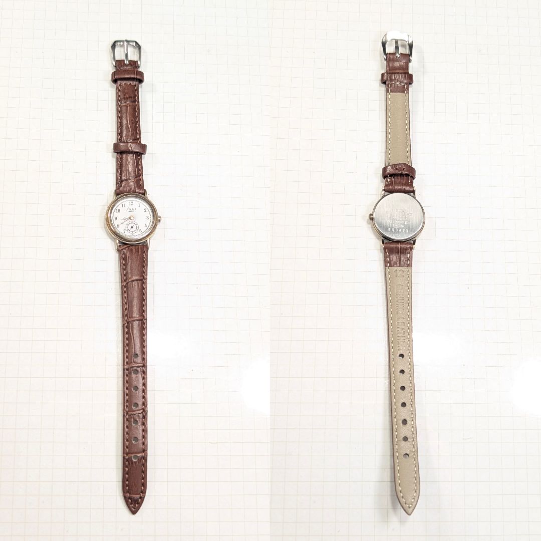 Seiko Avenue Analog Quartz Women Small Seconds Battery & Band Replaced Working Item