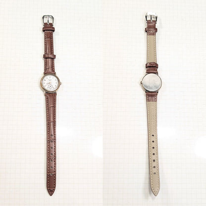 Seiko Avenue Analog Quartz Women Small Seconds Battery & Band Replaced Working Item