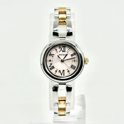 Seiko V117-00V0 Analog Quartz Women Solar Watch