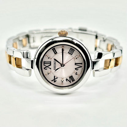 Seiko V117-00V0 Analog Quartz Women Solar Watch