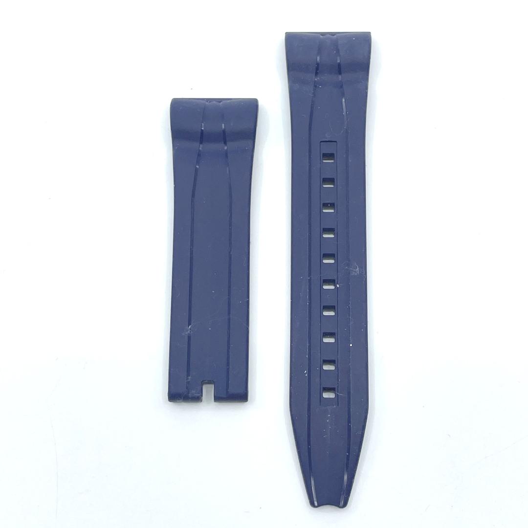 Seiko Galante Analog Quartz Men Galante Replacement Rubber Belt Blue