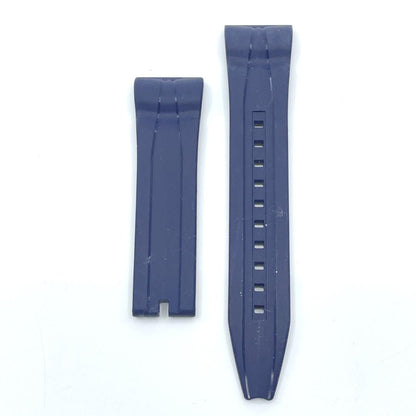 Seiko Galante Analog Quartz Men Galante Replacement Rubber Belt Blue