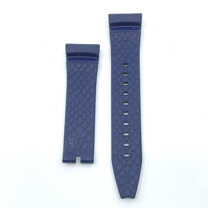 Seiko Galante Analog Quartz Men Galante Replacement Rubber Belt Blue
