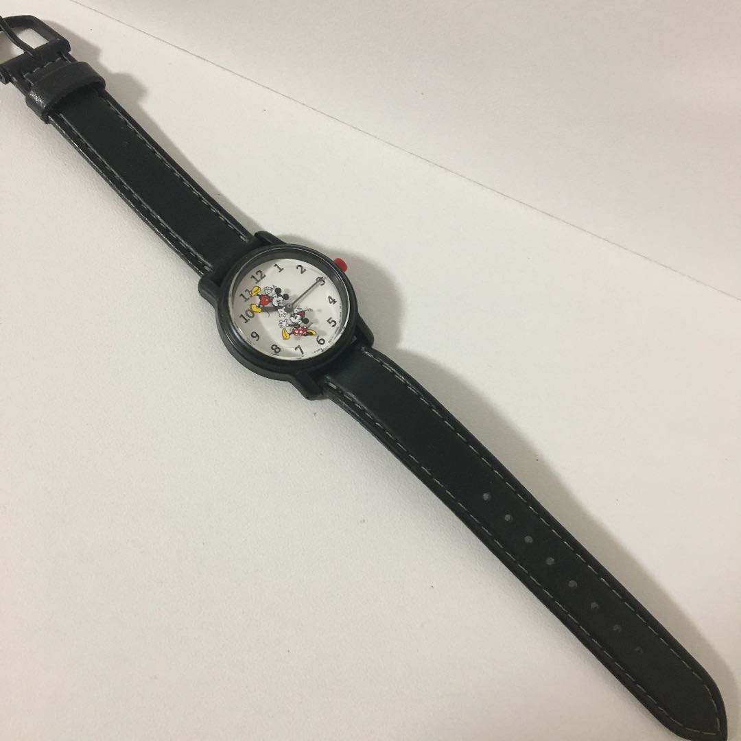 Seiko Alba Disney Analog Quartz Women Rare Retro Mickey & Minnie Watch