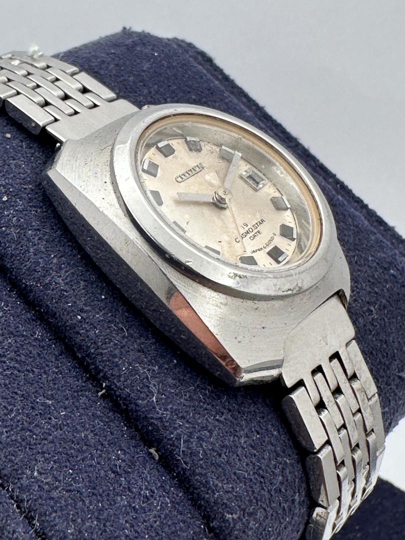 Citizen Cosmo Star Date 6-610501-D Analog Mechanical (Manual) Unisex Adults Vintage Wristwatch 25Mm Hand-Winding