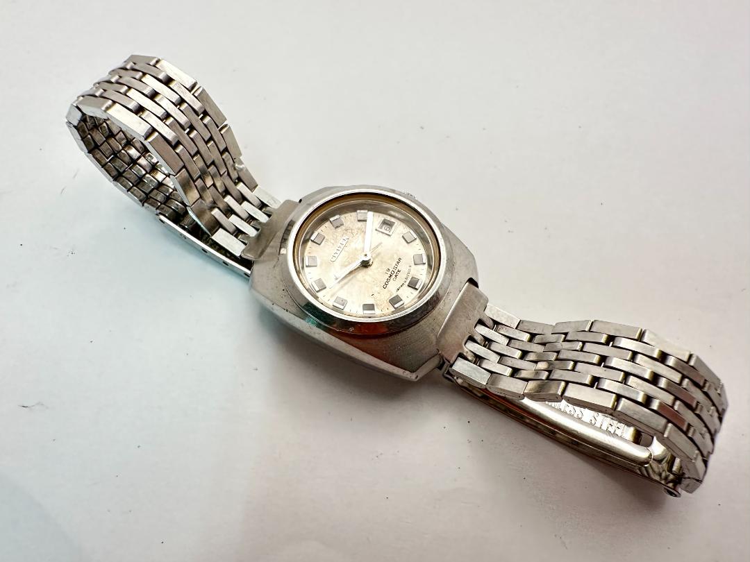 Citizen Cosmo Star Date 6-610501-D Analog Mechanical (Manual) Unisex Adults Vintage Wristwatch 25Mm Hand-Winding