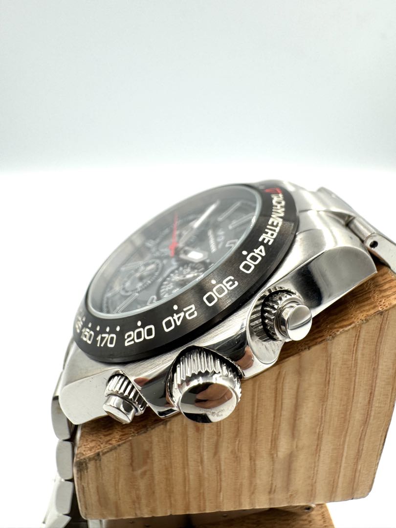 Brookiana Analog Quartz Men Gimmick Rotor Watch